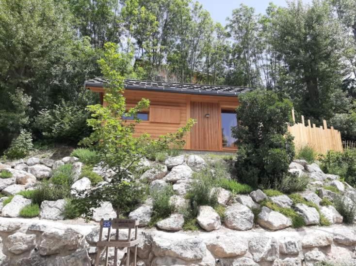 Petit Chalet Neuf Independant 2 Pers "La Cabane De Jean " Briançon Dış mekan fotoğraf