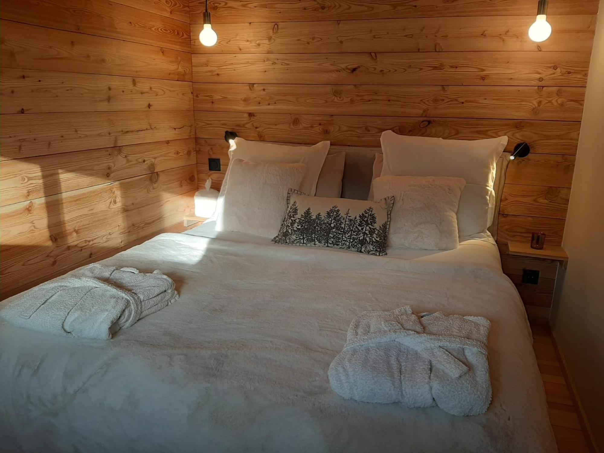 Petit Chalet Neuf Independant 2 Pers "La Cabane De Jean " Briançon Dış mekan fotoğraf