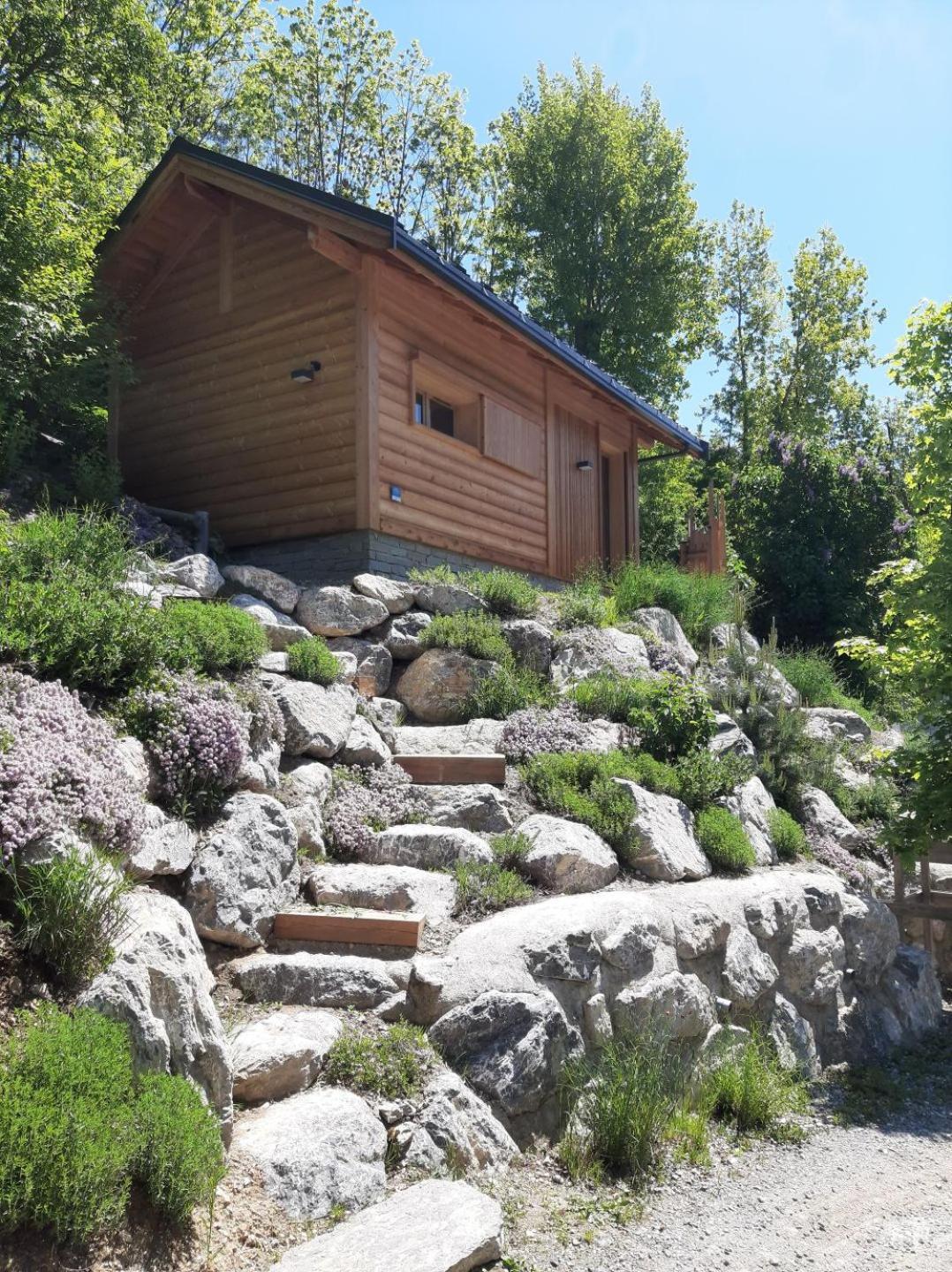 Petit Chalet Neuf Independant 2 Pers "La Cabane De Jean " Briançon Dış mekan fotoğraf