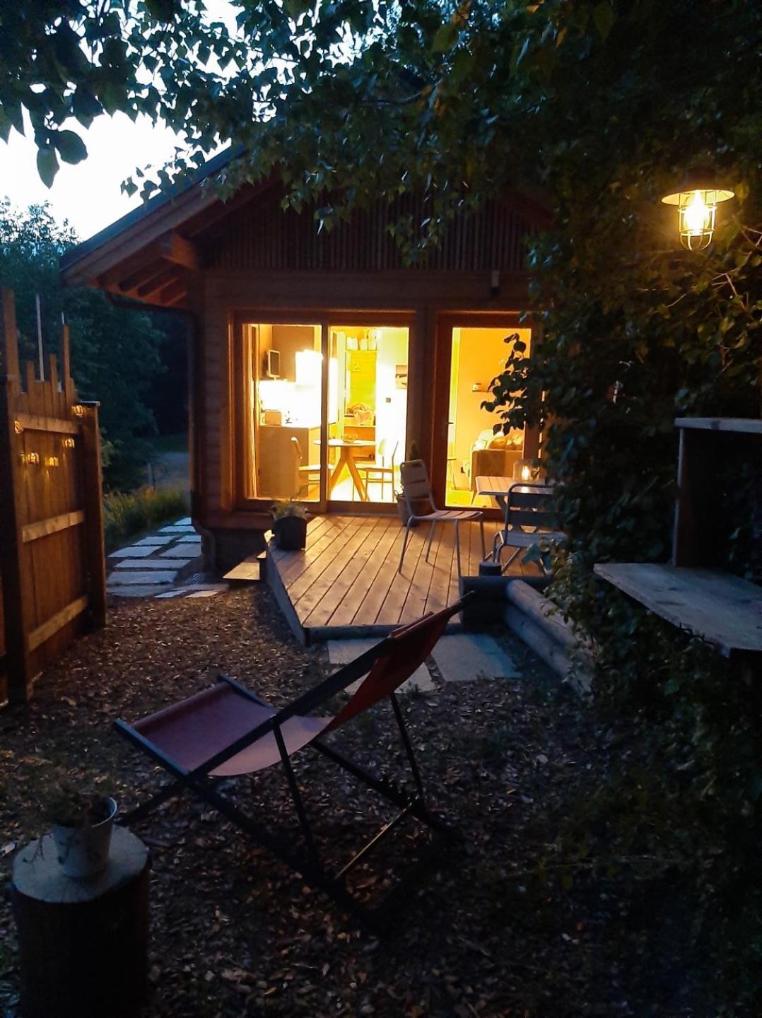 Petit Chalet Neuf Independant 2 Pers "La Cabane De Jean " Briançon Dış mekan fotoğraf